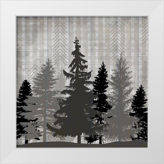 LightBoxJournal 15x15 White Modern Wood Framed Museum Art Print Titled - Blue Bear Lodge Sign 06