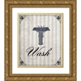 thumbnail image 1 of LightBoxJournal 15x17 Gold Ornate Wood Framed with Double Matting Museum Art Print Titled - BelovedBath_6, 1 of 4