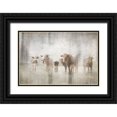 thumbnail image 1 of LightBoxJournal 18x13 Black Ornate Wood Framed with Double Matting Museum Art Print Titled - Antique Farm 12, 1 of 4