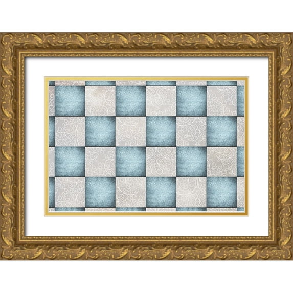 LightBoxJournal 18x13 Gold Ornate Wood Framed with Double Matting Museum Art Print Titled - Decortive BK 3 1