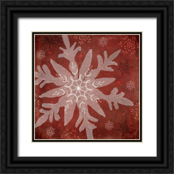LightBoxJournal 20x20 Black Ornate Wood Framed with Double Matting Museum Art Print Titled - 25 Days TilChristmas 015