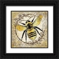 thumbnail image 1 of LightBoxJournal 20x20 Black Ornate Wood Framed with Double Matting Museum Art Print Titled - Honey Bee 02, 1 of 4