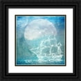 thumbnail image 1 of LightBoxJournal 20x20 Black Ornate Wood Framed with Double Matting Museum Art Print Titled - Sailor Away_Ship 1, 1 of 4
