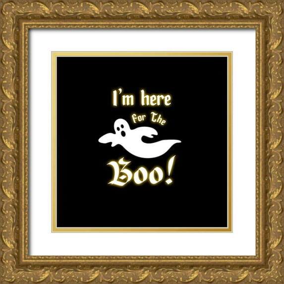 LightBoxJournal 20x20 Gold Ornate Wood Framed with Double Matting Museum Art Print Titled - Hocus Pocus 07