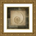 thumbnail image 1 of LightBoxJournal 20x20 Gold Ornate Wood Framed with Double Matting Museum Art Print Titled - Light Gold Sea Warm, 1 of 4