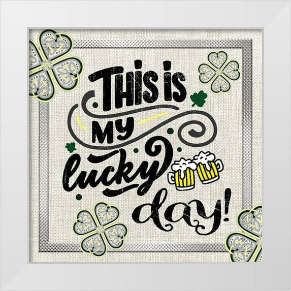 LightBoxJournal 20x20 White Modern Wood Framed Museum Art Print Titled - St. Patricks Day 2A
