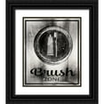 thumbnail image 1 of LightBoxJournal 20x23 Black Ornate Wood Framed with Double Matting Museum Art Print Titled - Farm bathroom signs 18, 1 of 4
