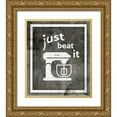 thumbnail image 1 of LightBoxJournal 20x23 Gold Ornate Wood Framed with Double Matting Museum Art Print Titled - Farm Sign_Beat it, 1 of 4