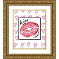 thumbnail image 1 of LightBoxJournal 20x23 Gold Ornate Wood Framed with Double Matting Museum Art Print Titled - Love you 05, 1 of 4