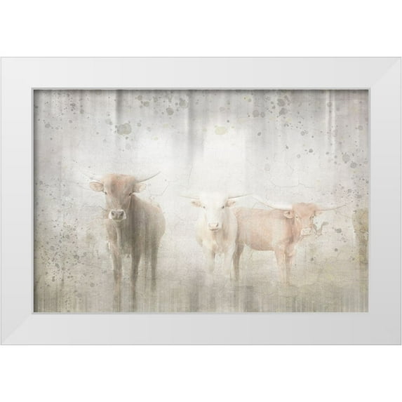 LightBoxJournal 24x17 White Modern Wood Framed Museum Art Print Titled - Antique Farm 08