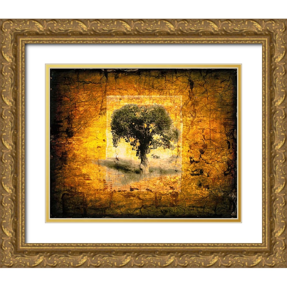 LightBoxJournal 24x20 Gold Ornate Wood Framed with Double Matting ...