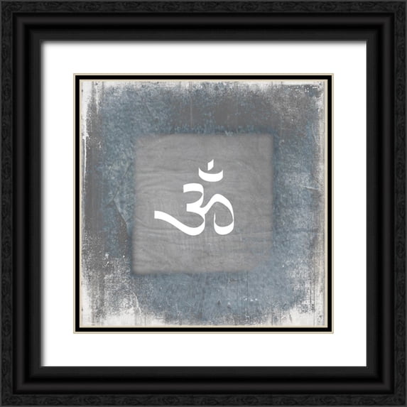 LightBoxJournal 26x26 Black Ornate Wood Framed with Double Matting Museum Art Print Titled - GypsyYoga V4 2