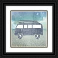 thumbnail image 1 of LightBoxJournal 26x26 Black Ornate Wood Framed with Double Matting Museum Art Print Titled - Signs_SurfVan2, 1 of 4