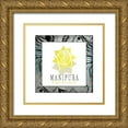 thumbnail image 1 of LightBoxJournal 26x26 Gold Ornate Wood Framed with Double Matting Museum Art Print Titled - ChakrasYogaFramed_Manipura V3, 1 of 4