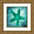 thumbnail image 1 of LightBoxJournal 26x26 Gold Ornate Wood Framed with Double Matting Museum Art Print Titled - Ocean Arctic Ocean, 1 of 4