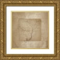thumbnail image 1 of LightBoxJournal 26x26 Gold Ornate Wood Framed with Double Matting Museum Art Print Titled - Sea Life 3, 1 of 4