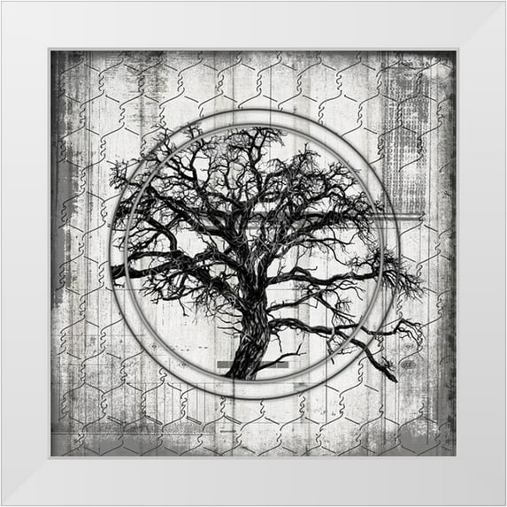 LightBoxJournal 26x26 White Modern Wood Framed Museum Art Print Titled - MyFarmMyWay V8 V1