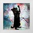 thumbnail image 1 of LightBoxJournal 26x26 White Modern Wood Framed Museum Art Print Titled - Playful Kitty 8, 1 of 4