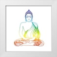 thumbnail image 1 of LightBoxJournal 26x26 White Modern Wood Framed Museum Art Print Titled - YogaV1 1, 1 of 4
