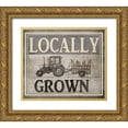 thumbnail image 1 of LightBoxJournal 30x26 Gold Ornate Wood Framed with Double Matting Museum Art Print Titled - Locally Grown_TRACTOR, 1 of 4