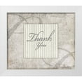 thumbnail image 1 of LightBoxJournal 30x26 White Modern Wood Framed Museum Art Print Titled - Decorative Pattern Thank You, 1 of 4