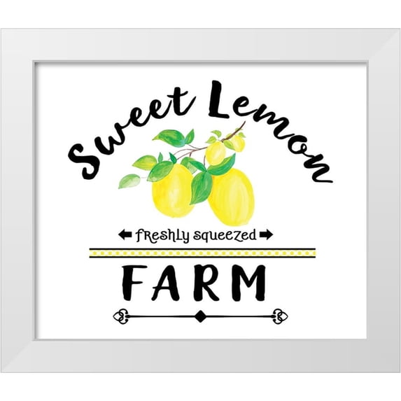 LightBoxJournal 30x26 White Modern Wood Framed Museum Art Print Titled - Just Lemons 1