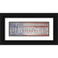 thumbnail image 1 of LightBoxJournal 32x13 Black Ornate Wood Framed with Double Matting Museum Art Print Titled - American Workshop Series 3 V6 Signs 3, 1 of 4