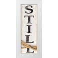 thumbnail image 1 of LightBoxJournal 9x18 White Modern Wood Framed Museum Art Print Titled - Country Wood Sign V1 3, 1 of 4