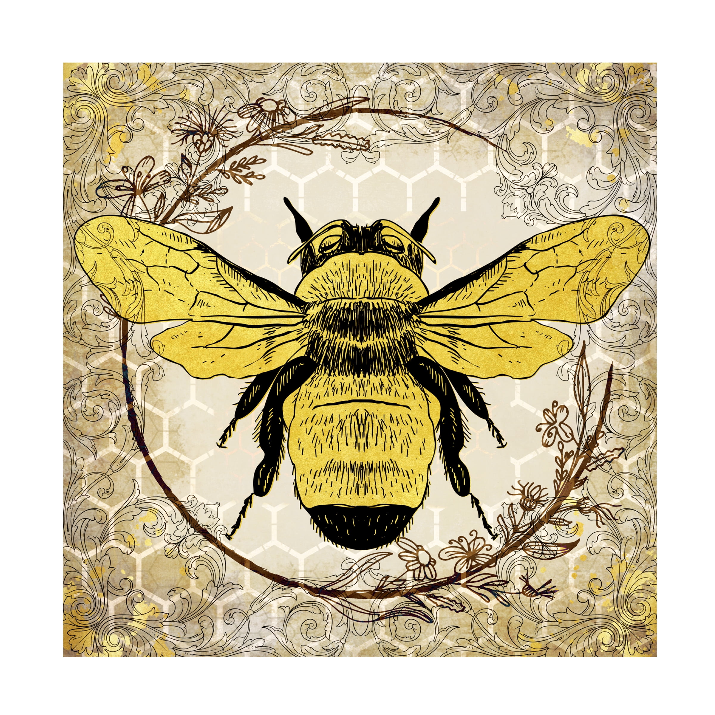 LightBoxJournal 'Honey Bee 01' Canvas Art