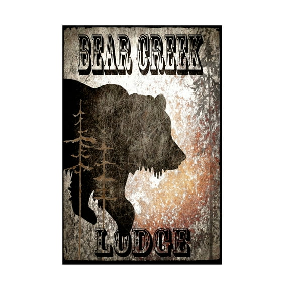 LightBoxJournal 'Lodge Bear Creek Lodge' Canvas Art