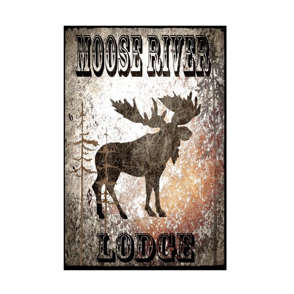 LightBoxJournal 'Lodge Moose River Lodge' Canvas Art