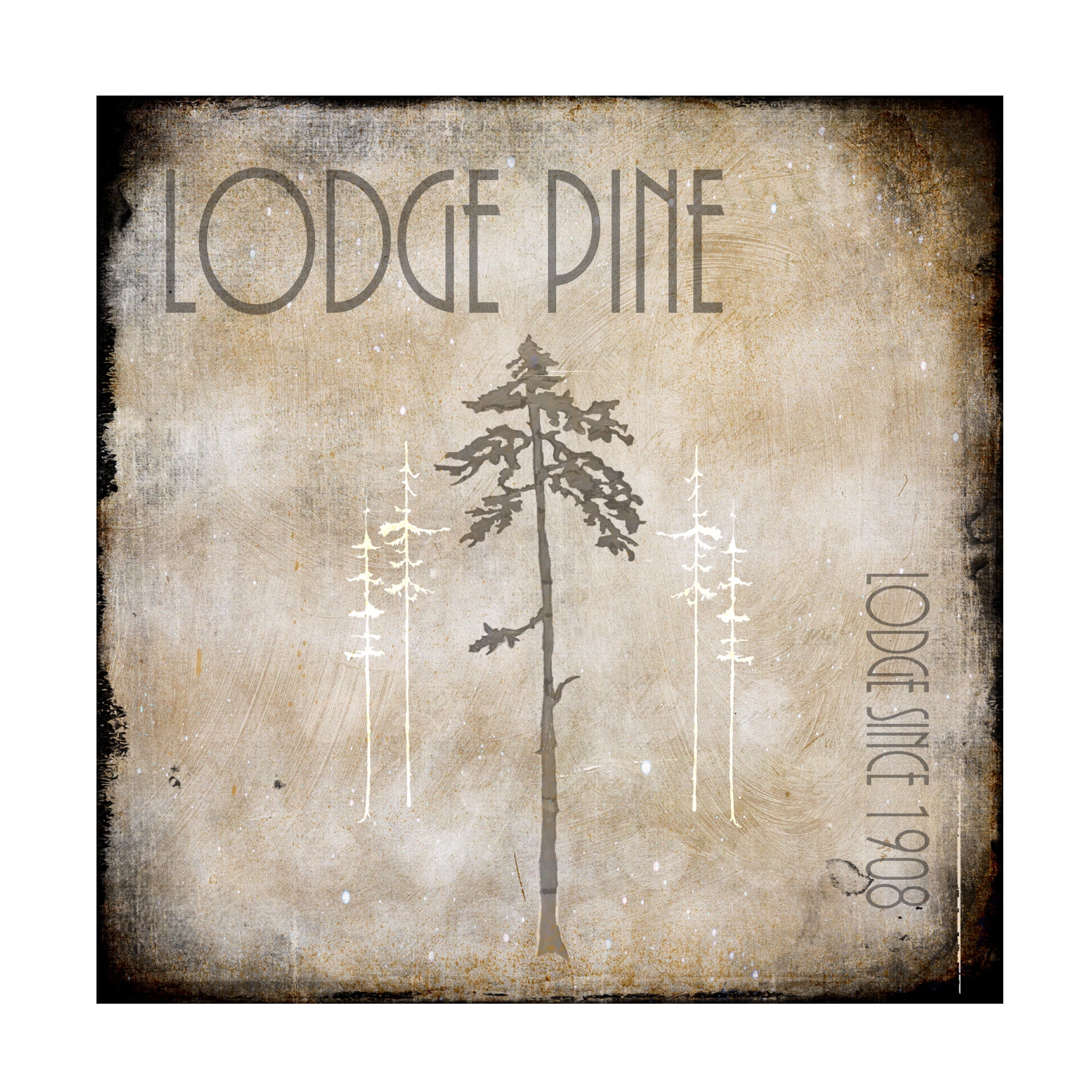 LightBoxJournal 'Moose Lodge 2 - Lodge Pole 3' Canvas Art