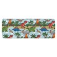 thumbnail image 1 of LightColor Dinosaurs Volcanoes Pattern Kitchen Rug Mat,Kitchen Runner Rugs Non Skid Washable,Decorative Kitchen Floor Mats for Kitchen,Sink,Laundry,17"x47.2", 1 of 7
