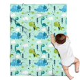 thumbnail image 1 of LightGreen Cartoon Dinosaurs Trees Pattern Blanket,Comfortable Soft Lamb Wool Throw Blanket,All Season,Warm Lightweight Blankets for Sofa Bed Couch Living Room Chair,30"x40", 1 of 4