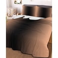 thumbnail image 1 of LightSalmon Black Ombre King Size Down Alternative Comforter, Lightweight Comforter Quilt Bedding Set with Pillow Shams Modern Gradient Abstract Art All Seasons Bed Comforter Duvet Insert 96"x106", 1 of 7