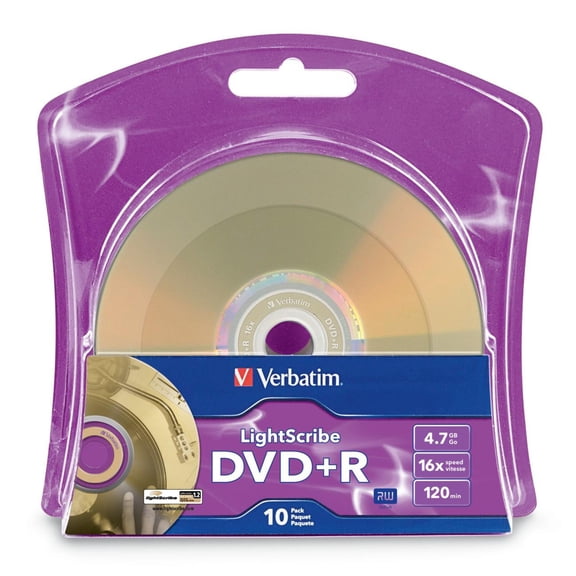 LightScribe DVD+R 4.7GB 16x 10pk Blister