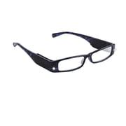 LightSpecs LightPipe Reading Glasses with LED Lights, Connery +1.00 Power