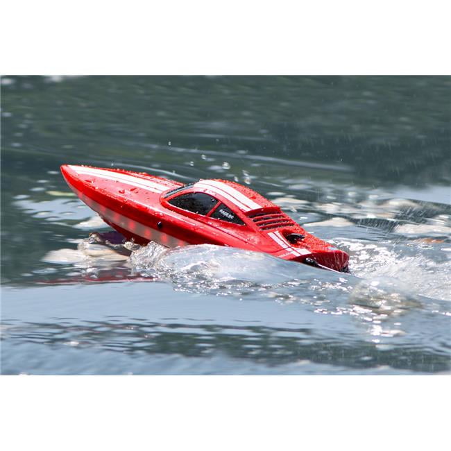LightWave Electric Micro RTR Boat Toy, Red