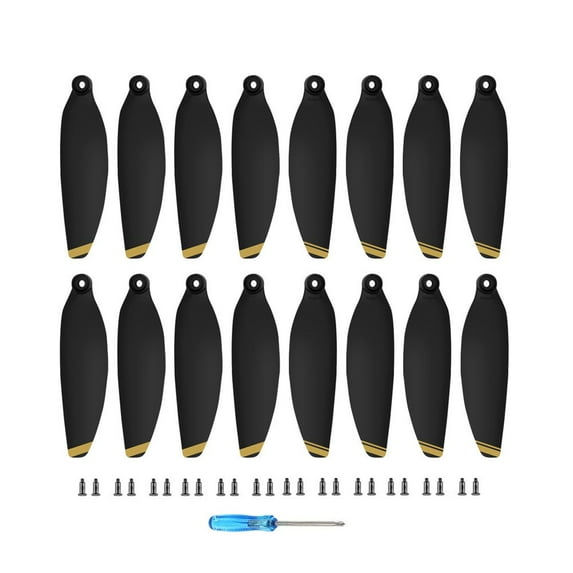 LightWeight Low Noise Drone Accessories For Dji MAVIC Mini 2/SE Drone Paddle Propeller Wing Fans Wing Accessories GOLD 4 PAIRS