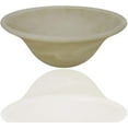thumbnail image 1 of Floor Lamp Amber Alabaster Glass Bowl Shade - Floor Lamp Glass Shade New Packaging for Safe Shipping, 1 of 7