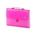 thumbnail image 1 of Lightahead LA-7557 Expanding File Folder with handle and insert button with 12 pockets, Pink, 1 of 2