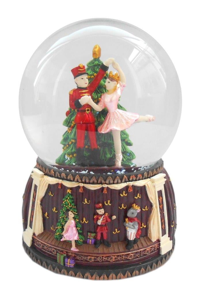 Lightahead NUTCRACKER musical water Snow ball playing tune Nutcracker