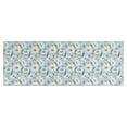 thumbnail image 1 of Lightblue Daisy Flower Green Dots Pattern Kitchen Rug Mat,Kitchen Runner Rugs Non Skid Washable,Decorative Kitchen Floor Mats for Kitchen,Sink,Laundry,17"X47", 1 of 5