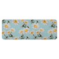 thumbnail image 1 of Lightblue Daisy Flower Yellow Centers Pattern Kitchen Rug Mat,Kitchen Runner Rugs Non Skid Washable,Decorative Kitchen Floor Mats for Kitchen,Sink,Laundry,17"x47.2", 1 of 7