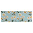 thumbnail image 1 of Lightblue Daisy Flower Yellow Centers Pattern Kitchen Rug Mat,Kitchen Runner Rugs Non Skid Washable,Decorative Kitchen Floor Mats for Kitchen,Sink,Laundry,17"X47", 1 of 5