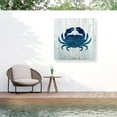 thumbnail image 1 of Lightboxjournal 'Gypsy Sea Blue Crab' Outdoor Canvas 35x35, 1 of 5