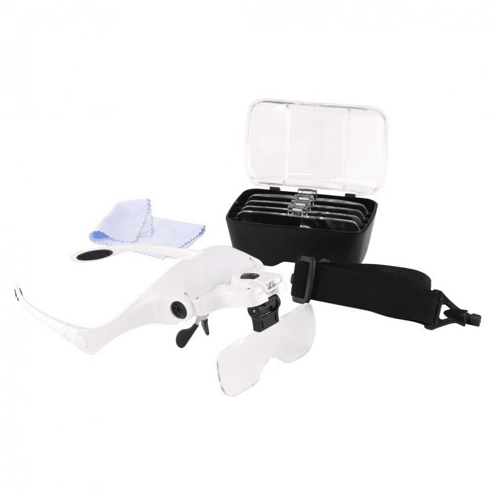 Lightcraft Magnifier Glasses with Headband and 5 Lenses