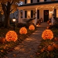 Lighted Artificial Maple Topiary Tree, Fall Decorations Maple Tree with ...