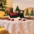 thumbnail image 1 of Lighted Blow Mold Dachshund Christmas Decoration - Outdoor Black Blow Mold Holiday Decor, Waterproof for Porch Garden Festive Decorations, 9.84in/25cm, Multicolor, 1 of 5