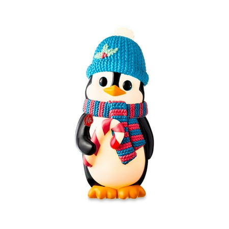 Lighted Blow Mold Penguin Indoor/Outdoor Christmas Decoration, 32 in, Multi-Color, by Holiday Time
